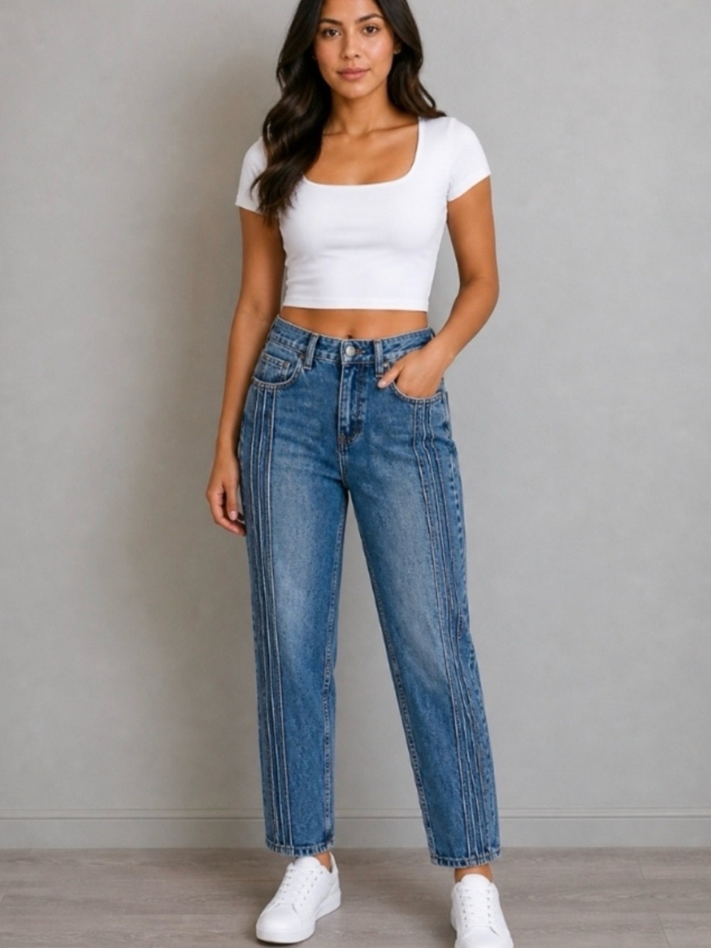 BGD triple seam mom jeans